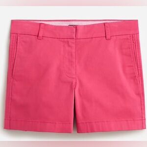 J.Crew 4 inch stretch Chino short. Size 6. Watermelon color.